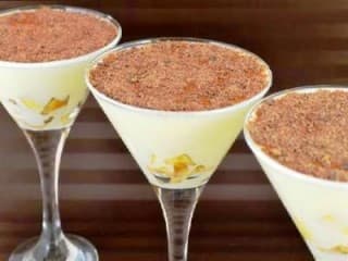 Вкусный и легкий десерт со сметаной и желатином