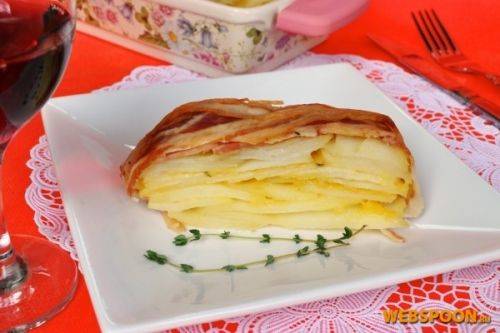 Очень вкусный французский картофельный пирог