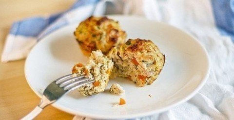 Оригинальные мясо-овощные маффины на ужин