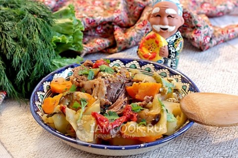 Овощное рагу по-узбекски! Пальчики оближешь!!!