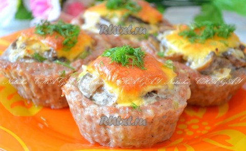 Вкусные мясные корзиночки станут украшением стола